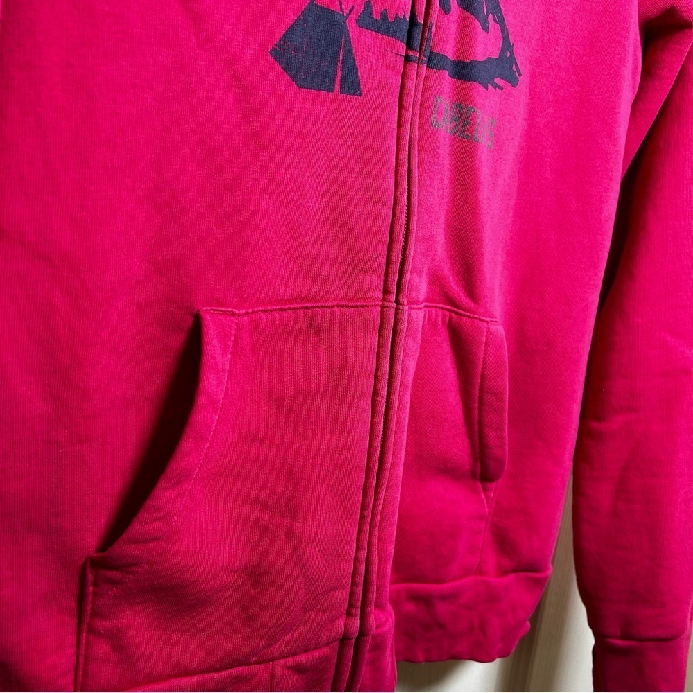 Caleb’s Pink Zip Up Hoodie Jacket Great Outdoors active wear Size Large - Picture 3 of 7
